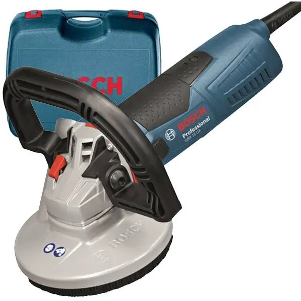 BOSCH GBR 15 CA - Slefuitor pentru beton, 1500 W, 125 mm, protectie repornire, turatie constanta, pornire lina, valiza plastic