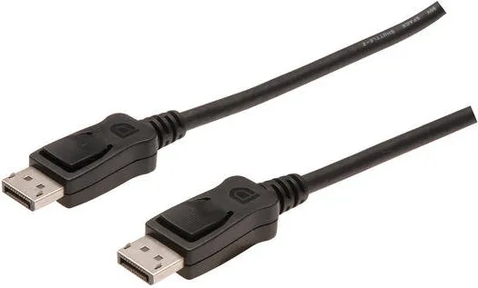 Assmann DisplayPort Male - DisplayPort Male, v1.1, 2m, negru