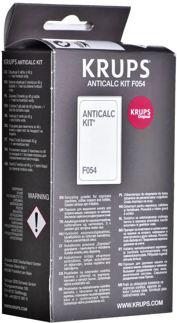 KRUPS Accesoriii Espressoare F054001B descaler Domestic appliances Powder F05400