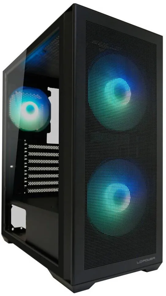 Carcasa PC LC-Power Gaming 717B - Meshwork_L Dark - o.N.