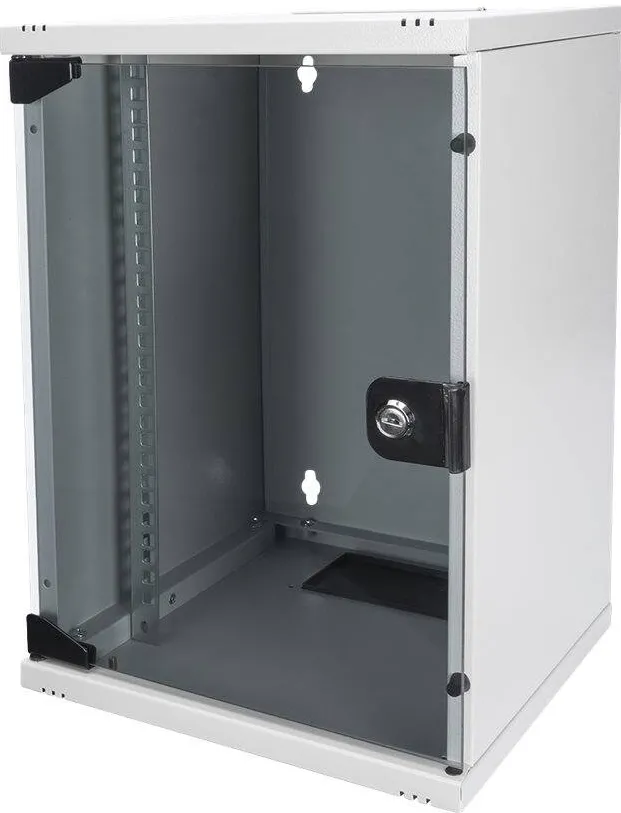 Rack Digitus 254 mm (10") 9U Wall mounting cabinet 464x312x300 mm, color grey (RAL 7035)