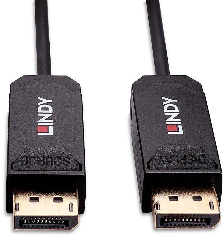 Lindy Cablu 50m DisplayPor, fibra optica