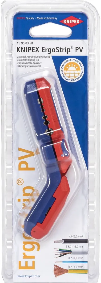 KNIPEX Instrument cabluri ErgoStrip PV