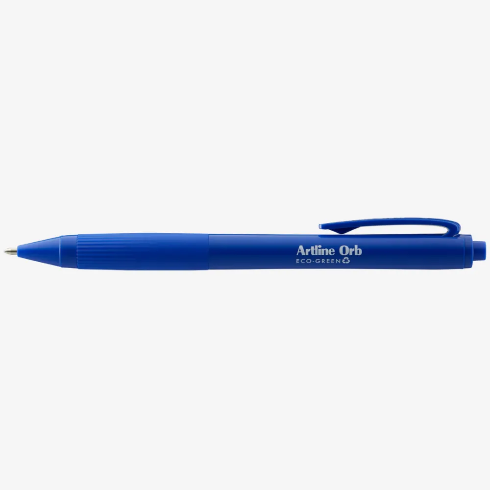Artline Pix ARTLINE Orb Eco Green, rubber grip, varf 1.0mm - albastru