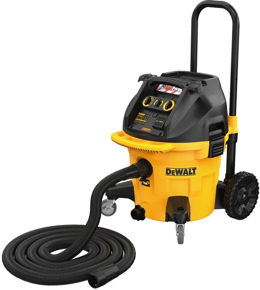 DeWalt Aspirator industrial, DeWalt, 38 l, 1400 W, Negru/Galben