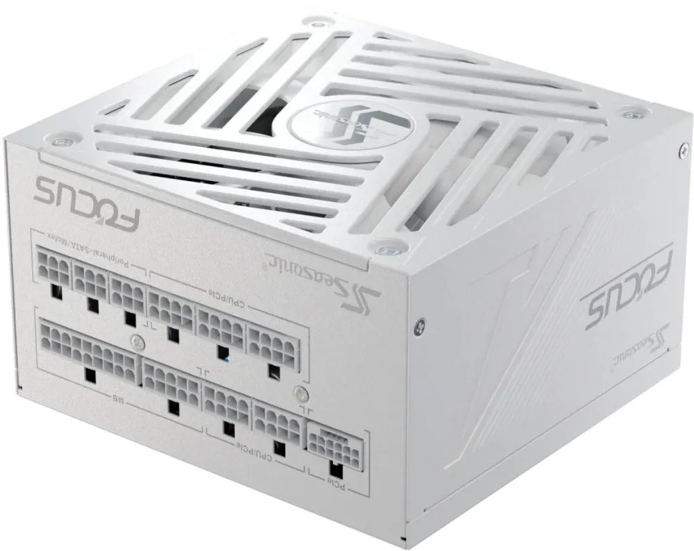 Sursa PC Seasonic Sursa Seasonic FOCUS GX ATX 3 (2024), 80 Plus Gold, 850W, 12VHPWR, ATX 3.1, Full Modulara, Alb