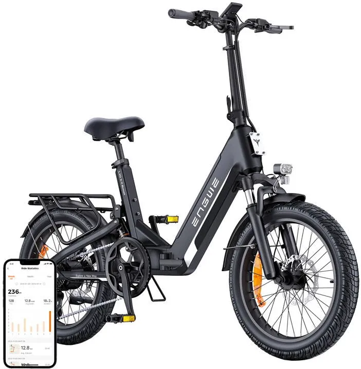 ENGWE Bicicleta electrica ENGWE L20 3.0 BOOST 250 W, 20" (negru)