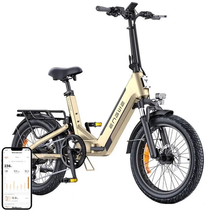 ENGWE Bicicleta electrica ENGWE L20 3.0 BOOST 250 W, 16" (auriu)