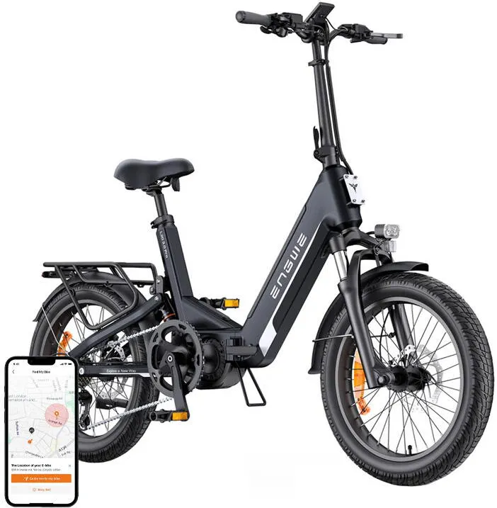 ENGWE Bicicleta electrica ENGWE L20 PRO 3.0, 250 W, 20" (negru)