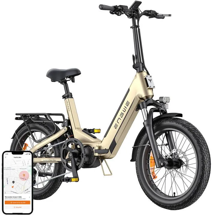 ENGWE Bicicleta electrica ENGWE L20 3.0 PRO 250 W, 20" (auriu)