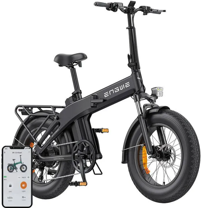 ENGWE Bicicleta electrica ENGWE EP-2 3.0 BOOST 250 W, 20" (negru)