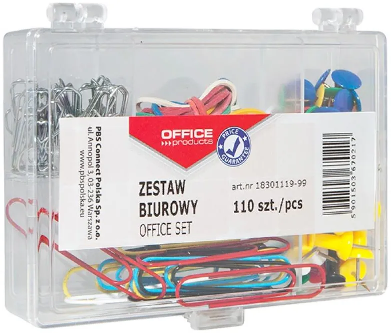 Office Products Office set cu 110 accesorii de birou, Office Products