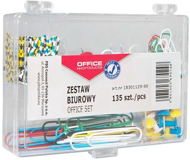 Office Products Office set cu 135 accesorii de birou, Office Products