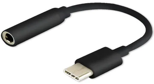 SAVIO Cablu Date USB Type 3.1 C (M) – Jack 3.5mm (F) Audio adapter Negru AK-35/B