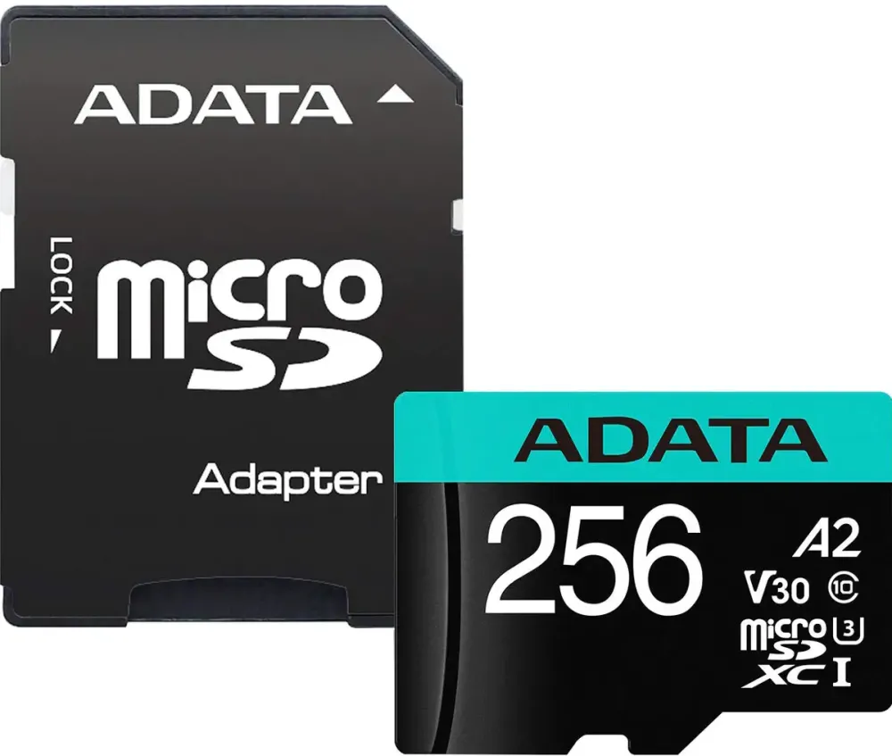 Card de Memorie ADATA PremierPRO, MicroSDXC, 256GB, UHS-I U3 + Adaptor