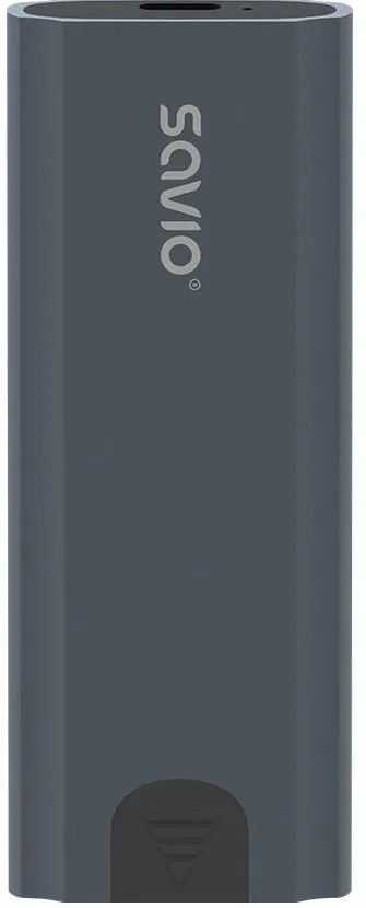 Enclosure SAVIO M.2 SSD NVMe external drive , USB-C 3.1, AK-67, grey