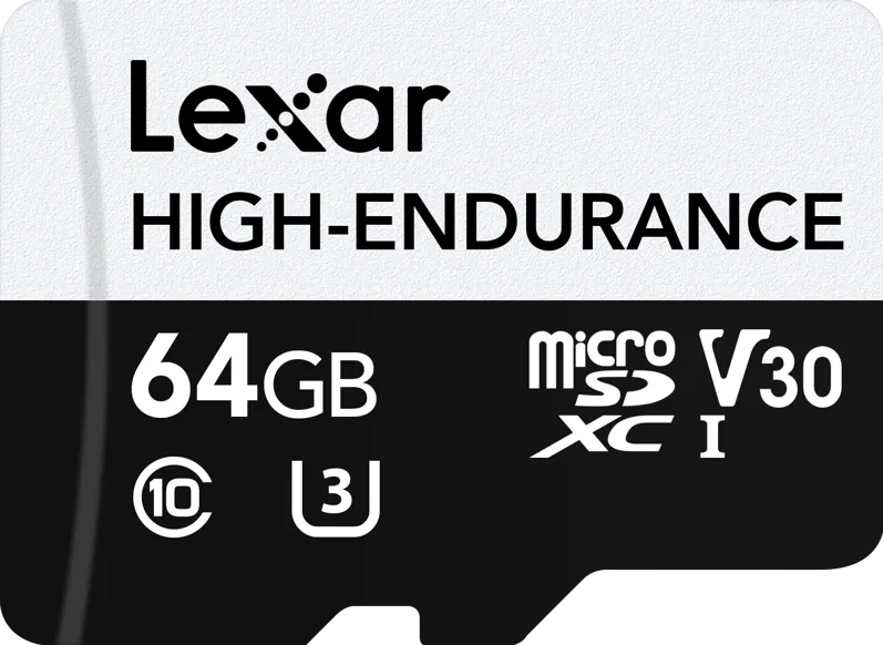 Card de Memorie Lexar 64GB microSDXC High-Endurance UHS-I/U3/10 R100/W35 (V30)