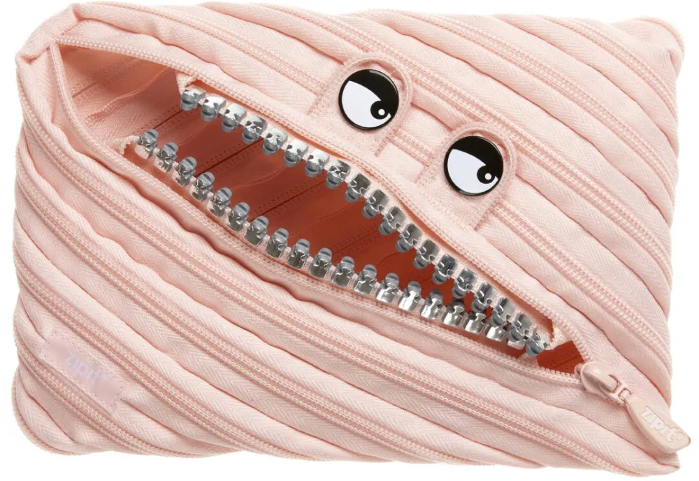 ZipIT Penar cu fermoar, Grillz Monster Jumbo - piersica