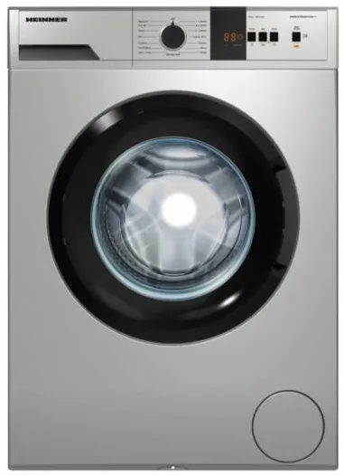 HEINNER Masina de spalat rufe HWM-VT0610CHSD++, Slim, 6 kg, 1000 RPM, Clasa D, Display, Blocare acces copii, Argintiu