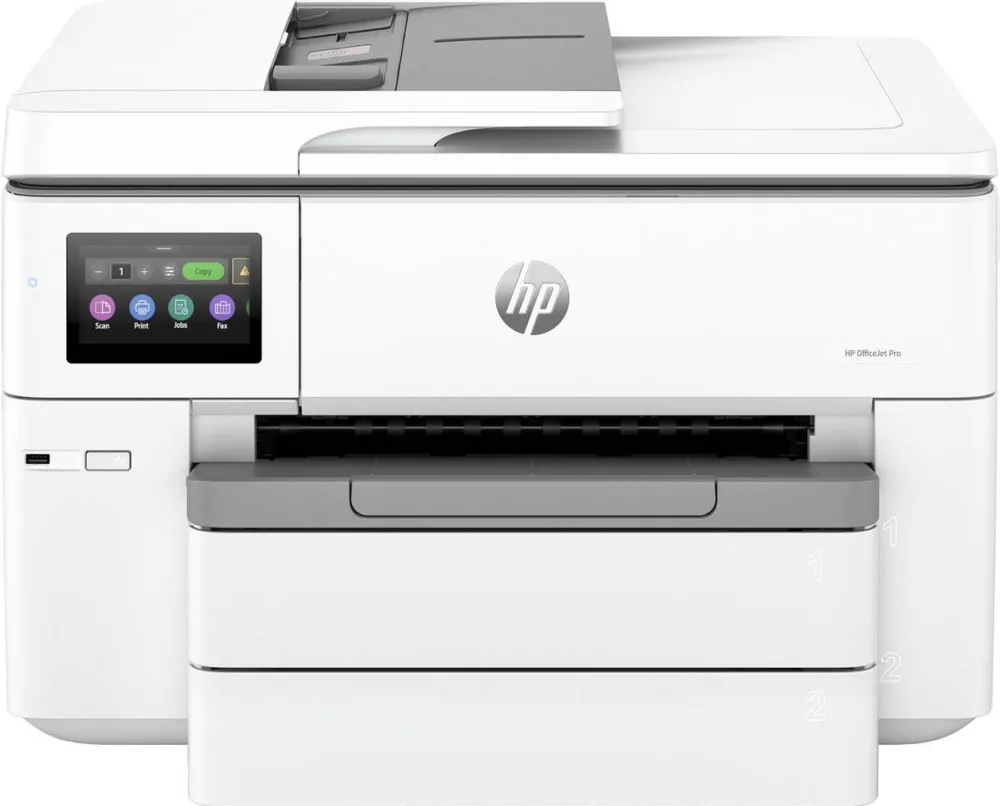 Imprimanta multifunctionala HP OfficeJet Pro 9730e WF, color, A4, ADF, Wi-Fi, HP+, Alb