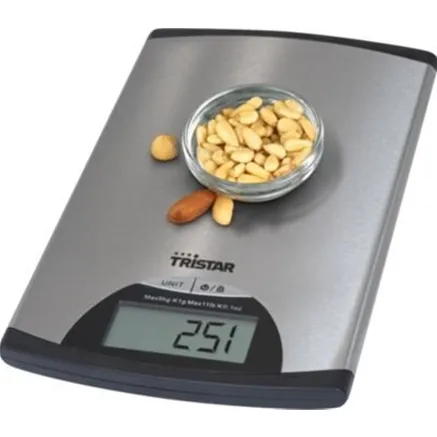 TRISTAR KW-2435 Kitchen scale, max. 5kg, 1g accuracy, Digital control panel, On/Off switch