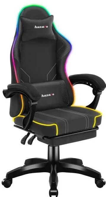 Scaun Gaming huzaro Force 3.7 RGB gaming chair Black