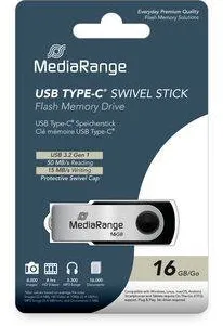 Memorie USB MediaRange USB-Stick  USB 3.2 Gen1 USB-C   16GB