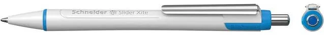 Schneider Pix SCHNEIDER Slider Xite XB, clema metalica, corp alb, accesorii bleu - scriere albastra