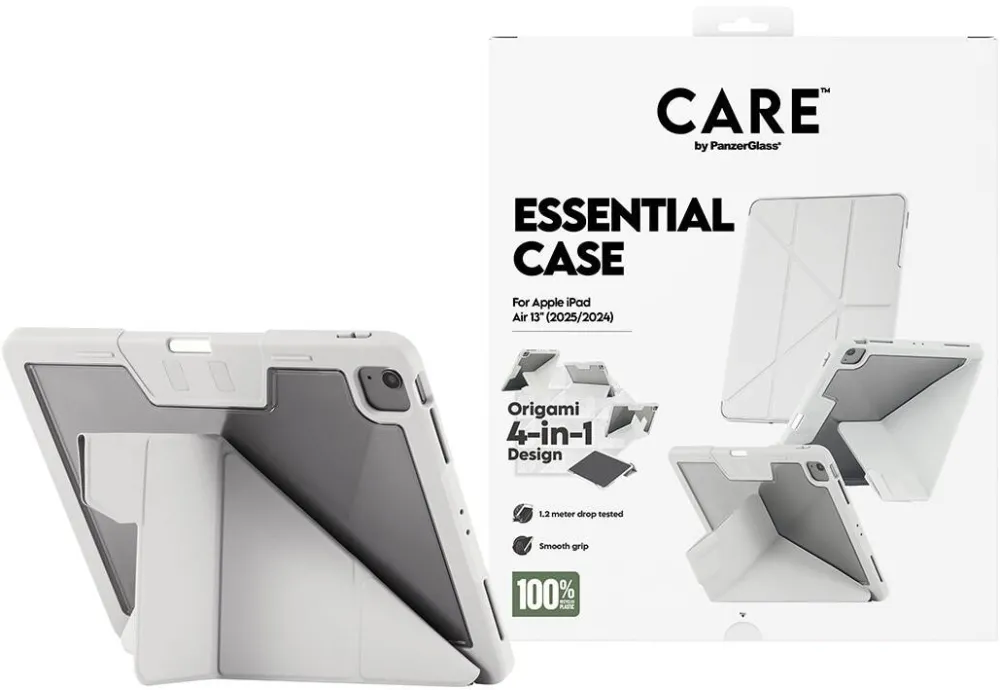 PanzerGlass Husa CARE by PanzerGlass pentru Ipad Air 13 (2025, 2024), Y Fold, Light Gray