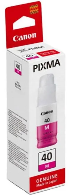 Cartus Imprimanta Canon Cerneala inkjet Canon GI-40, originala, capacitate 135ml, randament 6000 pagini, magenta, 1 buc