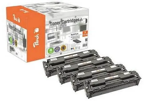 Toner imprimanta Peach Set toner compatibil Peach HP 131A negru cian magenta galben 1600x1800 pagini
