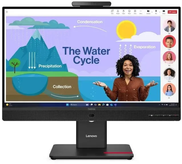 Monitor Lenovo 64B7UAT1EU, display 24" IPS, 120Hz, 1920 x 1080, negru