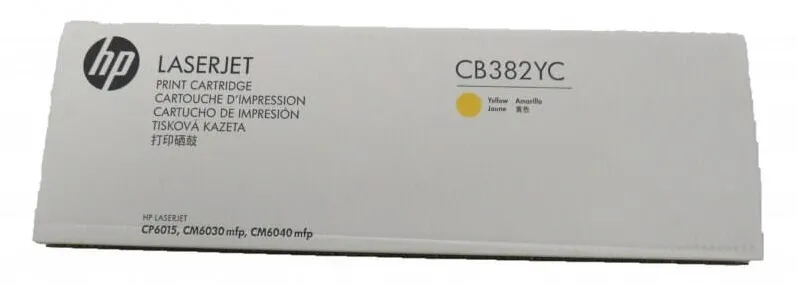 Toner imprimanta HP Toner HP CB382YC, Galben, 31000 pagini, Pentru HP CM6030, 6040, CP6015
