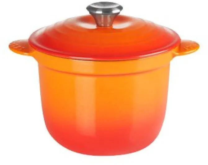 Le Creuset Cratita din fonta emailata Le Creuset Cocotte Every 18 cm, Oven Red, cu capac etans, pentru gatit lent si rumenire