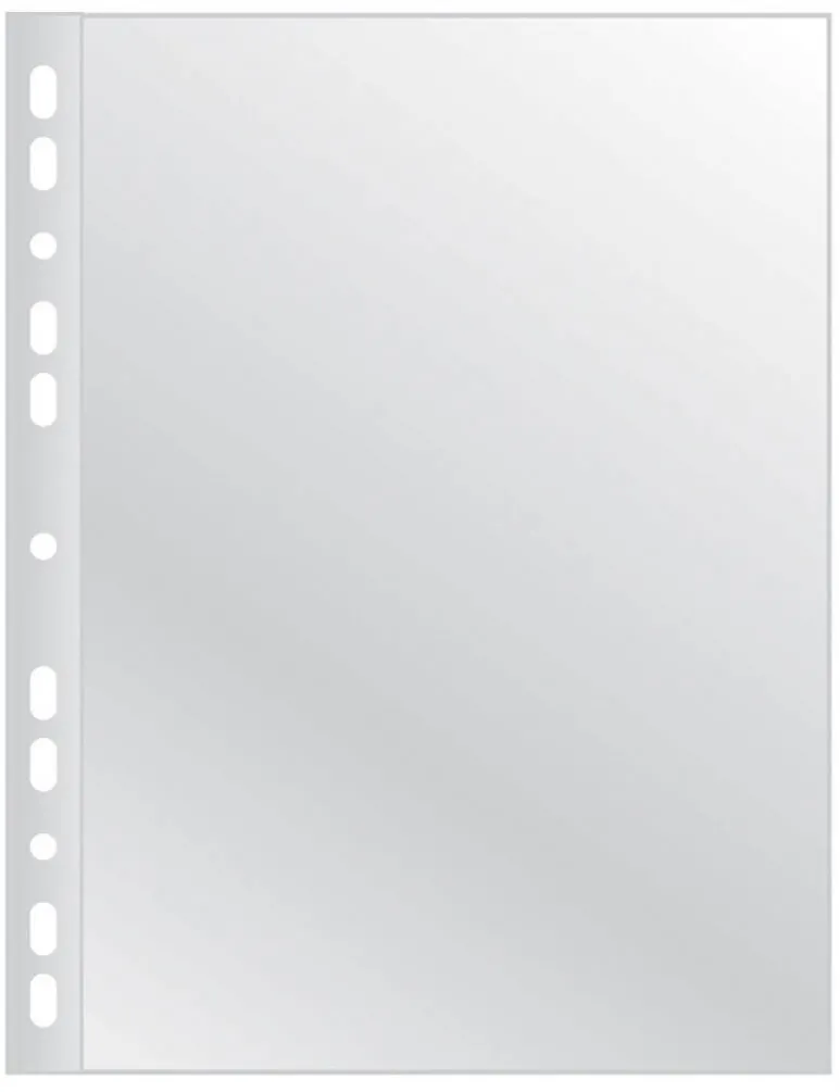 Q-CONNECT Folie protectie pentru documente A4, 75 microni, 50 folii/set, Q-Connect Extra Wide - transparent