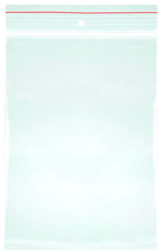 Office Products Pungi plastic cu fermoar pt sigilare, 40x 60mm, 40microni, 100buc/set, Office Products-transparente