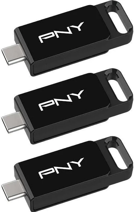 Memorie USB PNY 128GB Elite USB 3.2 TYPE-C retail 3-Pack