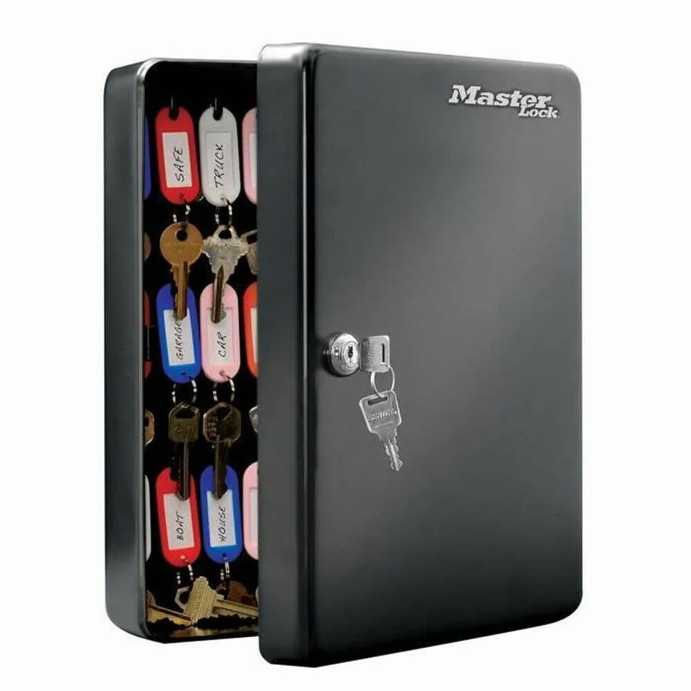 Master Lock Dulap pentru chei Master Lock, 50 locuri, 9.8x23.9x30cm, negru, otel