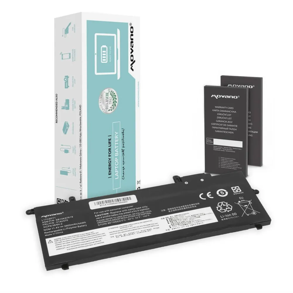 Acumulator Laptop Movano L17C6P71 pentru Thinkpad A285 X280