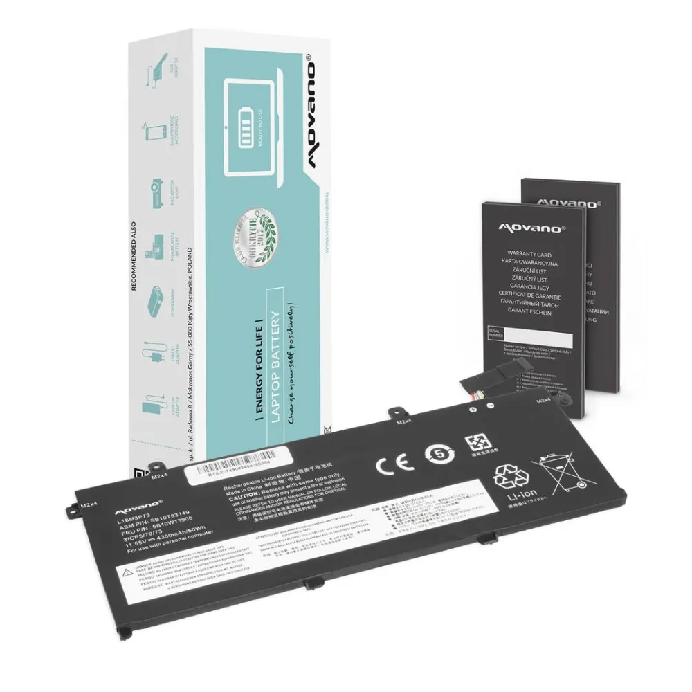 Acumulator Laptop Movano L18M3P73, pentru ThinkPad T490 T495 P43s P14s