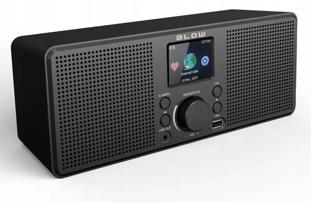 Blow Radio Internet BLOW, Wi-Fi, Bluetooth, FM, 28x11x10,5cm