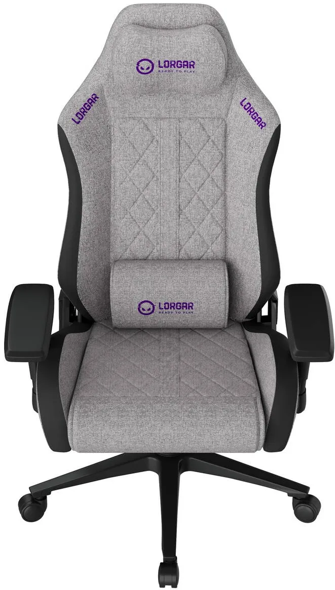 Scaun Gaming LORGAR Ergonomic Lorgar Ace 411, Material Textil Premium Anti-patare, Advanced Structure, Gri