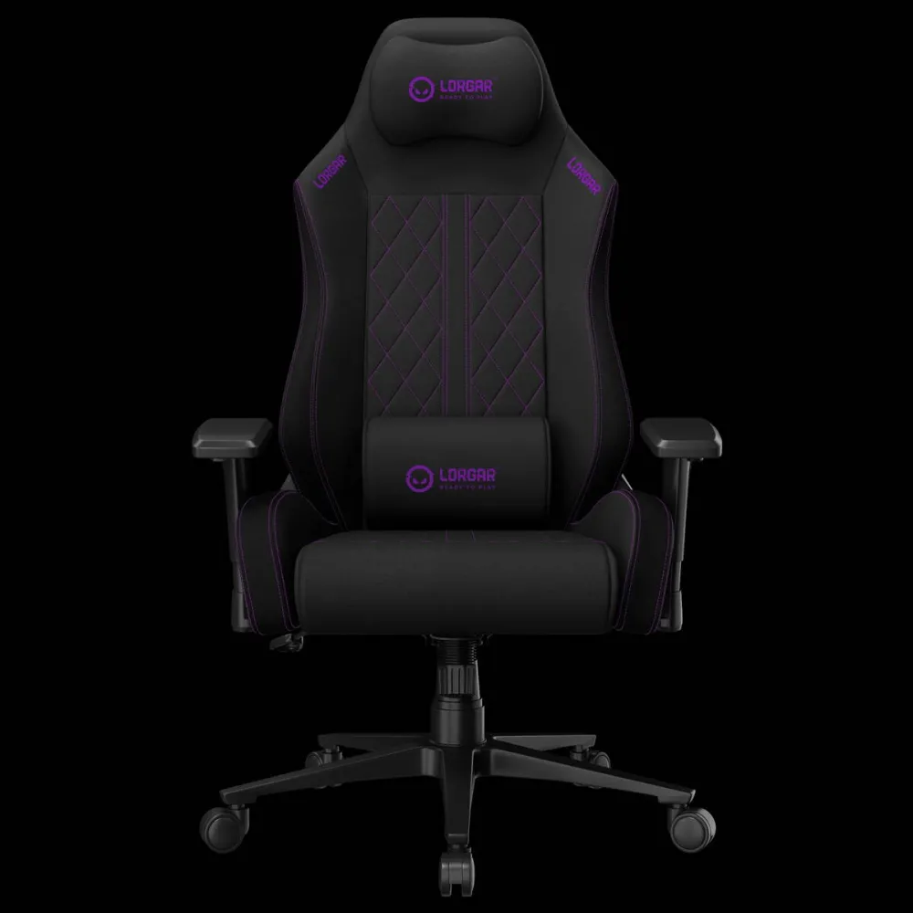 Scaun Gaming LORGAR CHA41 Advanced Ergonomic, material anti-pete, Negru/Mov