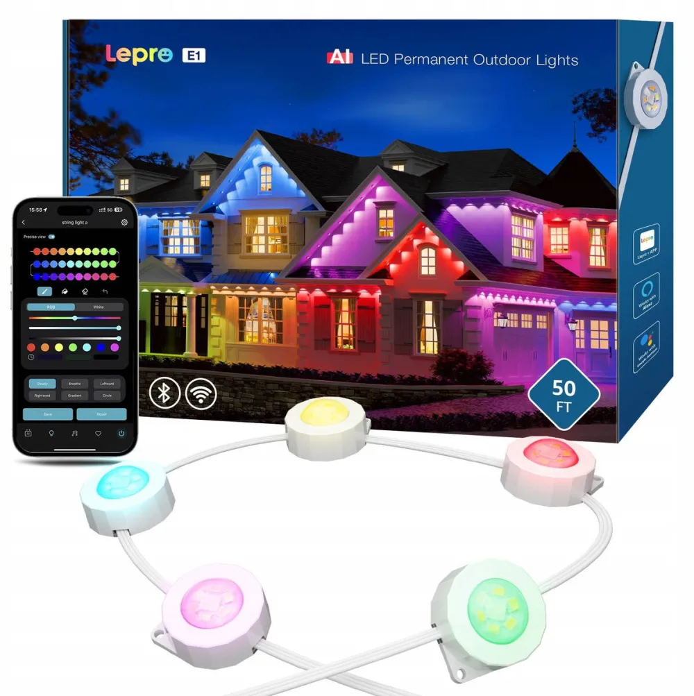 Corp Iluminat Lepro Iluminat exterior, Lepro, plafoniera E1, 30 surse de lumina, IP65, 1.72kg