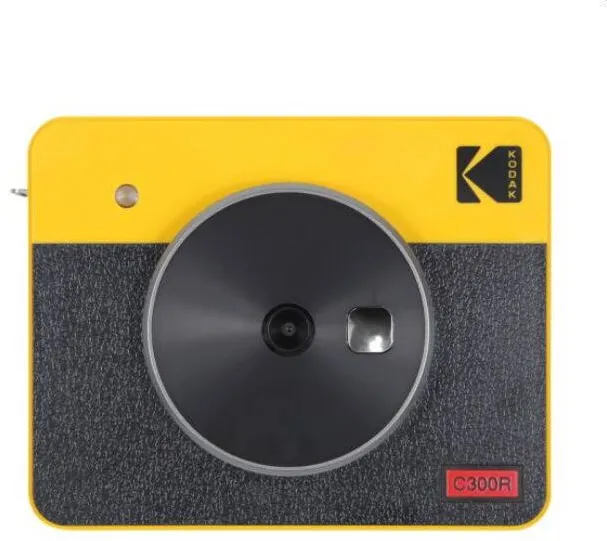 Aparat foto compact KODAK instant Mini Shot Combo 3 Retro, Format fotografie 76 x 76 cm, Galben