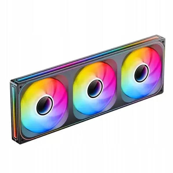 Jonsbo Set Ventilatoare PC Jonsbo ZA-420B, 3x140mm, ARGB, 422x143x28mm, Negru