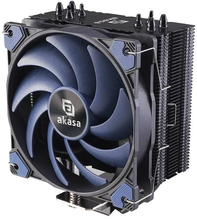 Cooler Akasa Cooler CPU Akasa Alucia H4 Plus cu 4 heatpipe si tehnologie Direct Contact, TDP 185W, ventilator 120x120x25mm PWM 500-2000 RPM, negru, 1 buc
