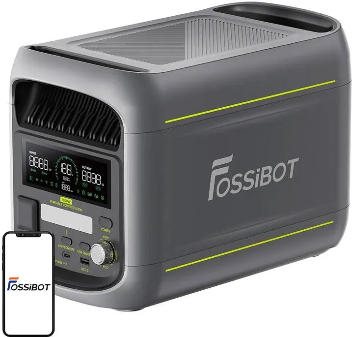 FOSSiBOT Statie de incarcare FOSSIBOT F1800 de 1800 W (gri)