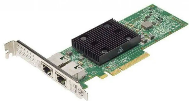 Placa de Retea Dell Broadcom 57416 Dual Port 10Gb, Base-T, PCIe Adapter, Low Profile, Customer Install