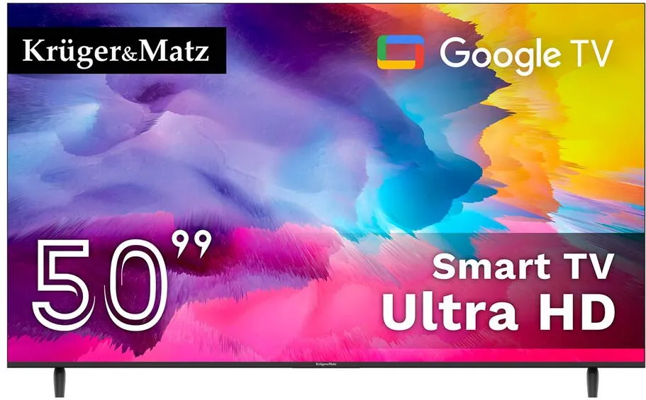 Televizor Kruger&Matz Krüger&Matz KM0250UHD-G 126 cm (50") UHD Smart TV Wi-Fi Black